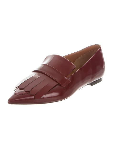 celine pointed loafers|Celine leather loafer.